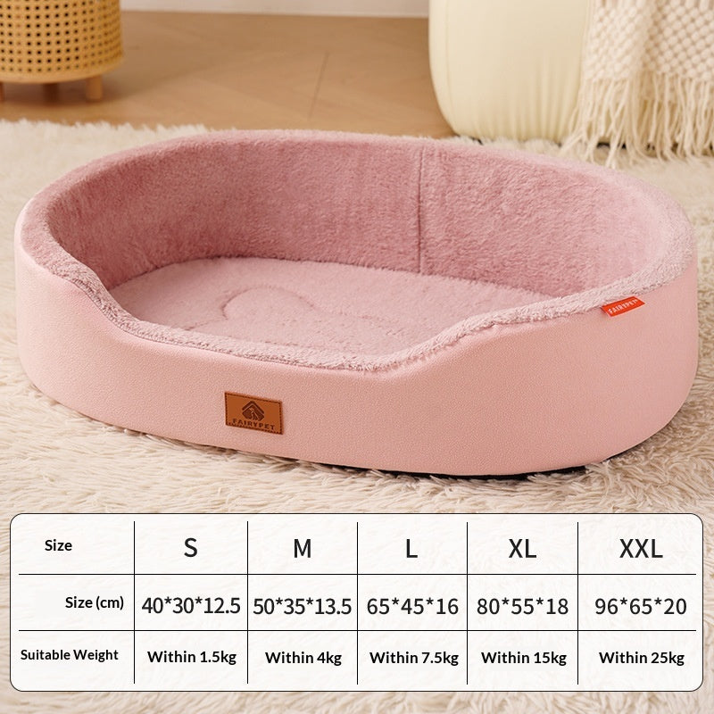 Comfortable all-season pet bed for small and large dogs