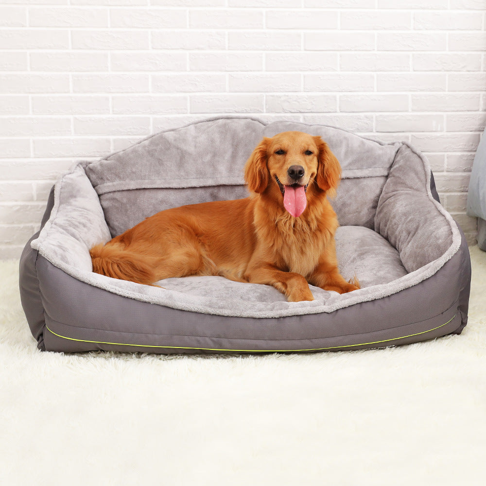 Cozy sofa-style dog bed